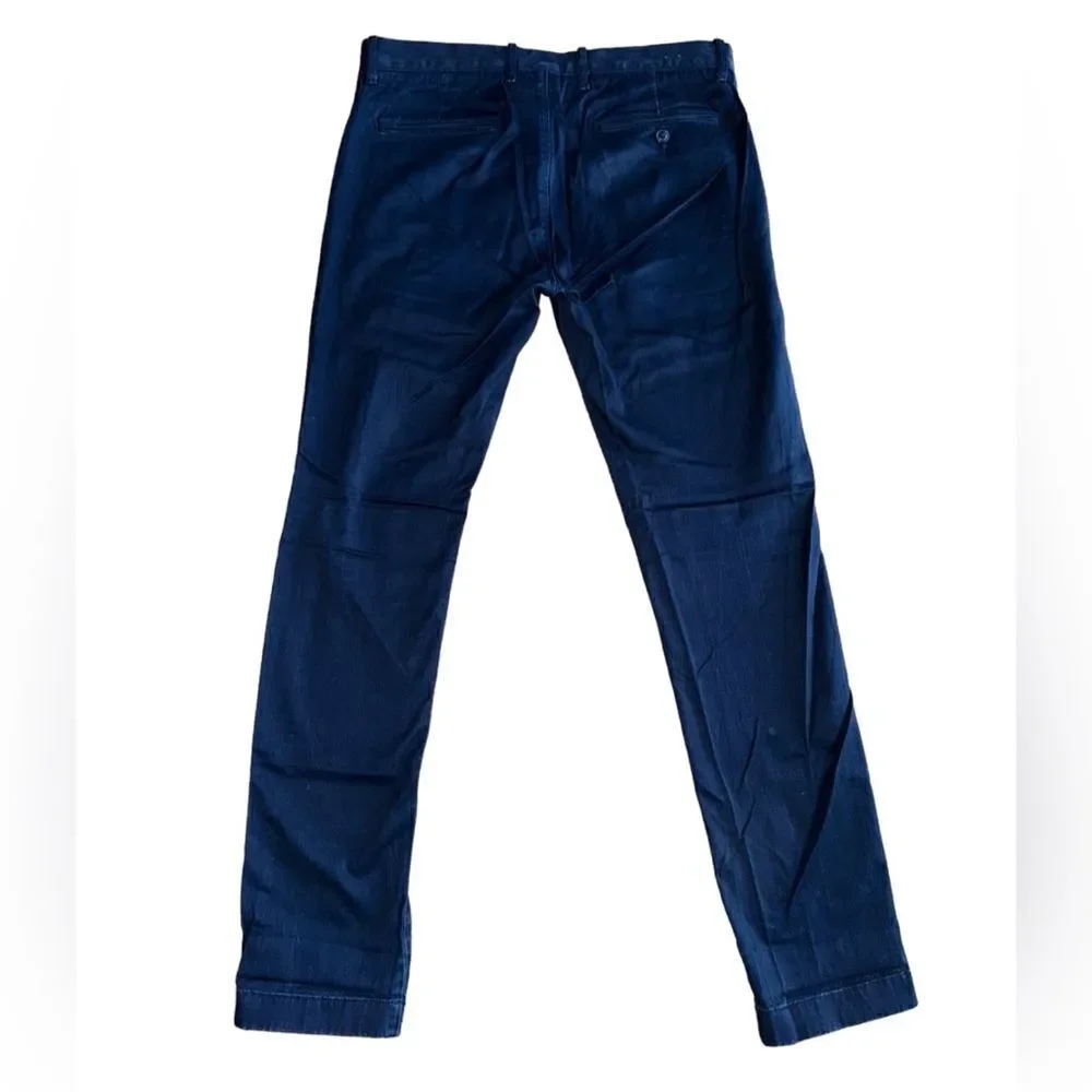 J. Crew Men's Navy Blue Broken In Chino Pants - Size 33x32